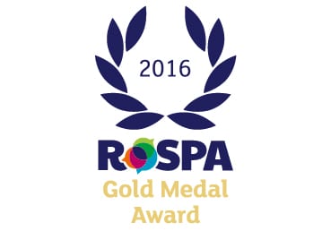RoSPA Occupational Health and Safety Gold Award in 2016